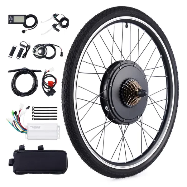 Viribus Electric Bike Conversion Kit 26" Rear Wheel 1000W Hub Motor LCD Ebike DIY Set