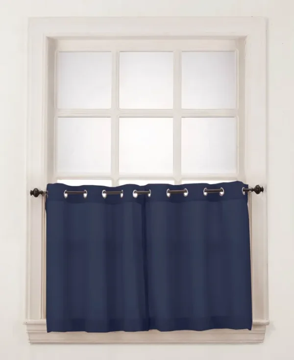 Montego Grommet Tier Curtain Navy