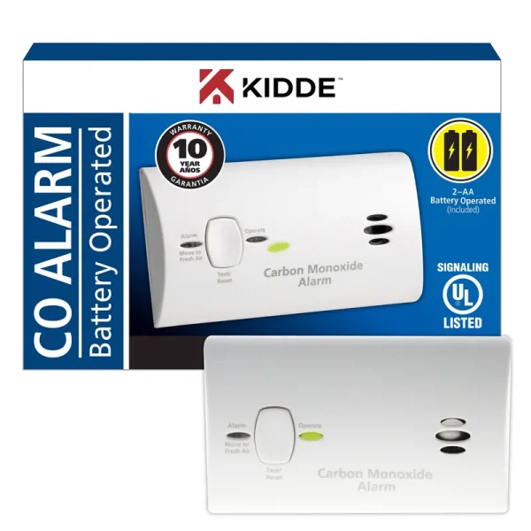 Kidde AA Battery Operated Basic Carbon Monoxide Alarm - 9co5