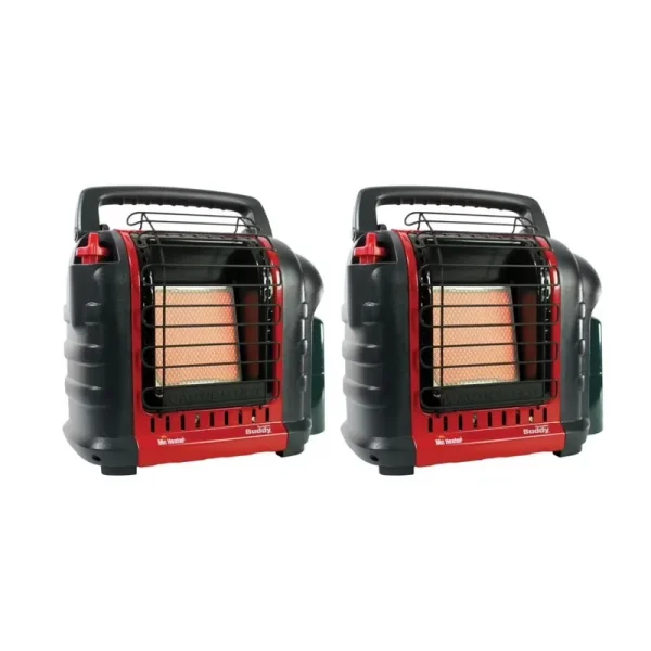 Mr. Heater F232000 Portable Buddy Heater (2 - Pack) Bundle