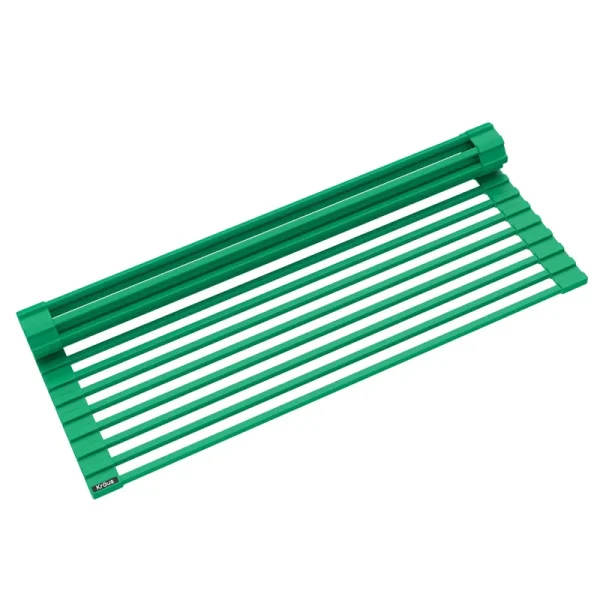 Kraus KRM-10GREY Multipurpose Roll-Up Dish Drying Rack, Grey