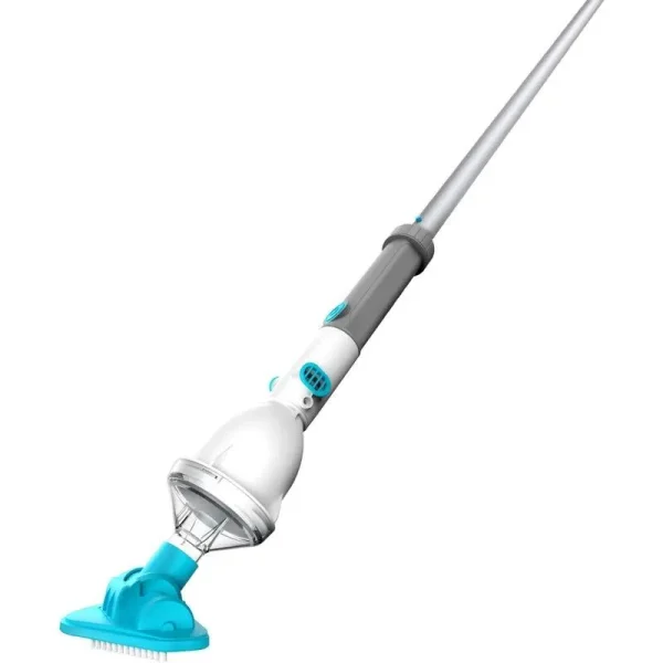 Kokido Lektra FX Battery Powered Pool Vacuum White/Light Blue - Pools / Chemicals at Academy Sports