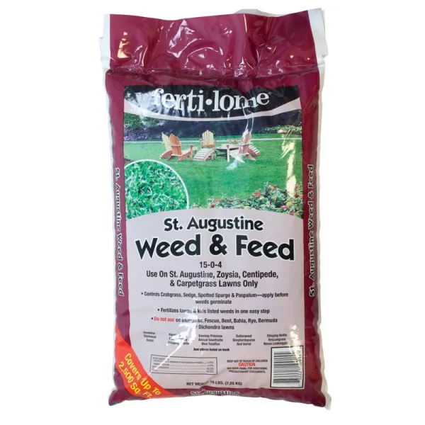 16-Pound St. Augustine Weed and Feed 15-0-4