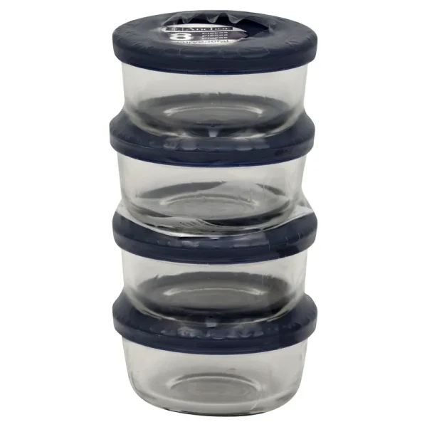 Anchor Containers and Lids, 1 Cup - 8 pieces