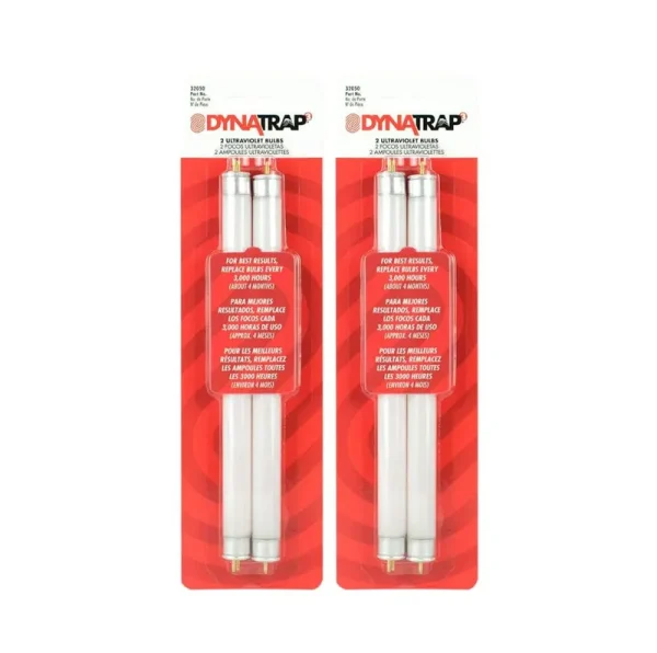Dynatrap 32050 Replacement UV Light Bulbs for Dt2000xl Insect Trap (Pack of 2, Total of 4 Bulbs)