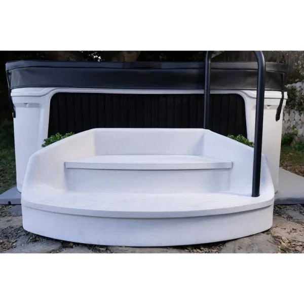 Daydream 3500L Ensemble 6-Person 35-Jet Hot Tub with Spa Accessories, Powered by Jacuzzi Pumps AquaRest Spas, Powered by Jacuzzi Pumps Color: Gray