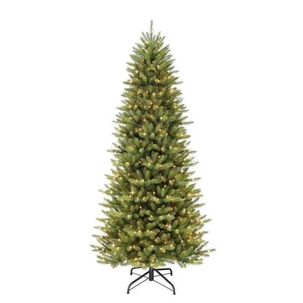 6.5 Foot Pre-Lit Slim Fraser Fir Artificial Christmas Tree with 350 UL Listed Clear Lights