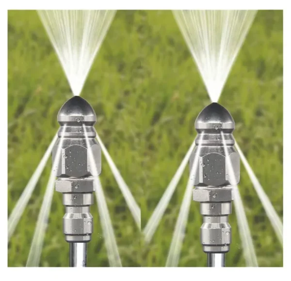 Millie 2(sets) Pressure Washer Sewer Jetter Nozzle with 1/4'' Quickly connector,pressure Drain Jet Hose Nozzle