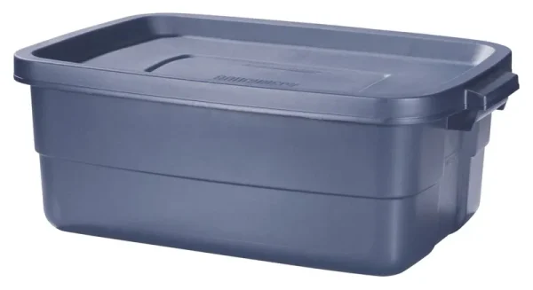 Rubbermaid 10 gal Roughneck Tote, Dark Indigo