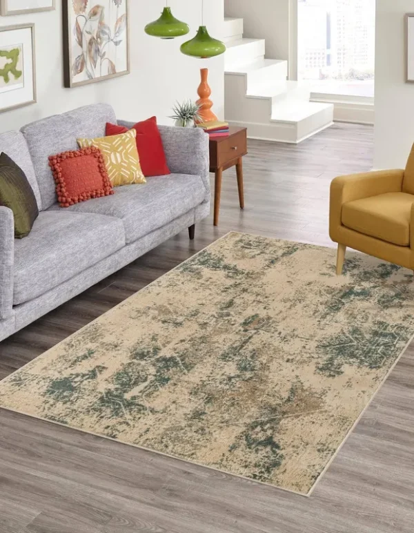 Unique Loom Arid Tuareg Area Rug (8' x 10' - Beige)