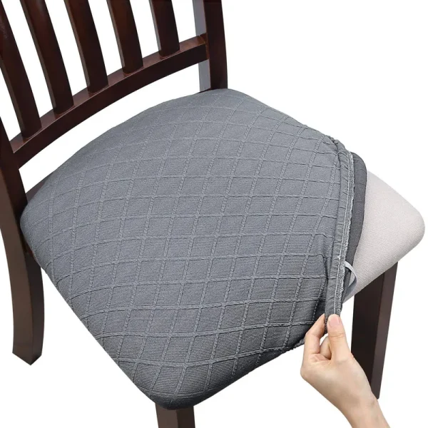 Fuloon 2 Pack Stretch Jacquard Chair Seat Covers Removable Washable A
