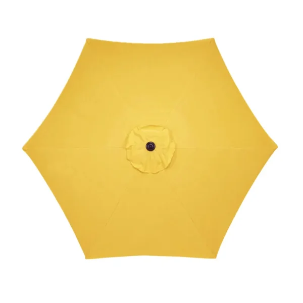 Living Accents 9' Tiltable Market Umbrella, Yellow