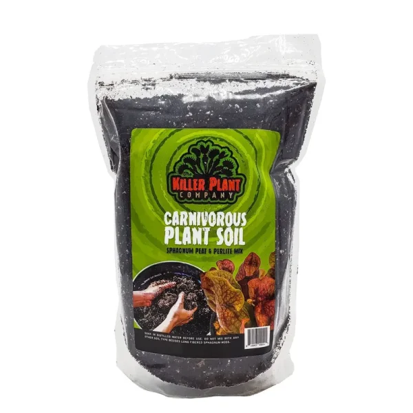 Carnivorous Plant Soil - Sphagnum Peat Moss Perlite Mix 1:1 Ratio - Carnivorous Soil for Venus Fly Traps, Sundews, and Pitcher Plants