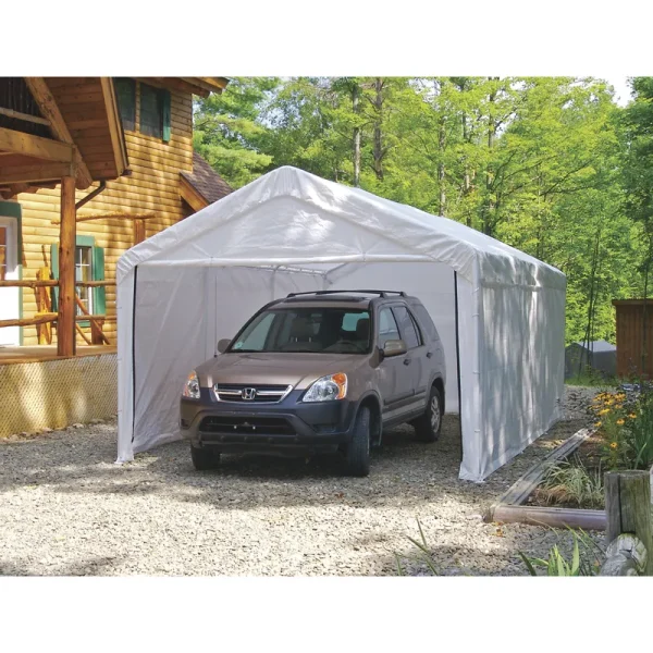 ShelterLogic Supermax White Canopy Enclosure Kit 10 ft. x 20 ft.