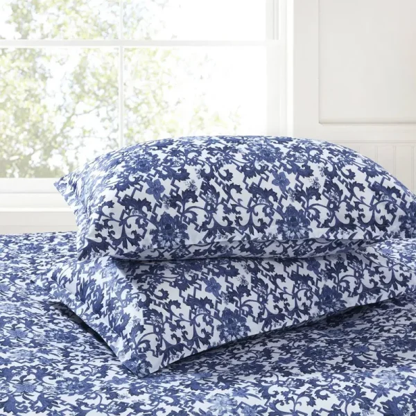 Middendorf Vintage Portuguese Pottery Tiles Duvet Cover Set Bungalow Rose Size: Super King