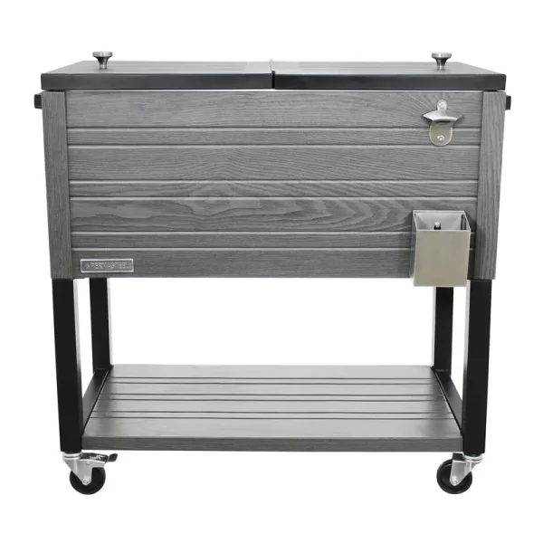 Permasteel 80 Qt. Patio Cooler, Gray