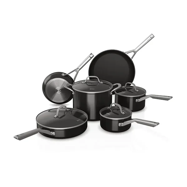 Ninja C19000 Foodi Neverstick 10 - Piece Cookware Set, Black
