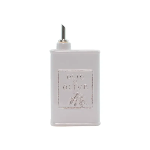 Vietri - Lastra Olive Oil Can (Light Gray)