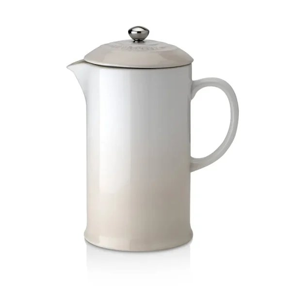 Le Creuset French Press | Stoneware Meringue, 34 fl. oz.