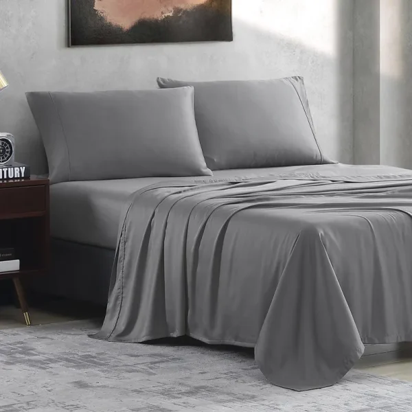 Valeron Tencel Modal Sateen Sheet Set - Charcoal - King