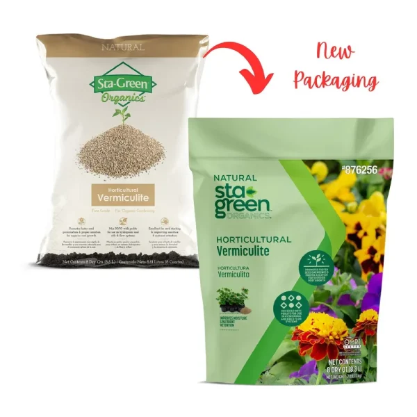 Sta-Green 8-Quart Organic Vermiculite Improves Soil Structure | LSG8QTVM