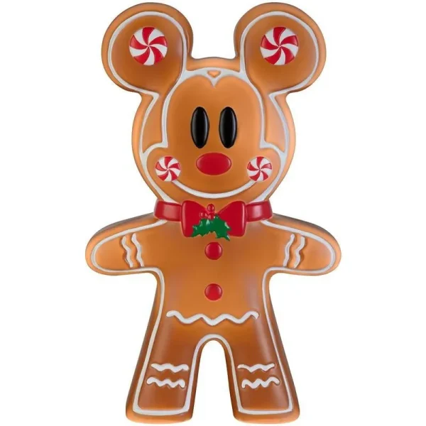 24 inch LED Lighted Gingerbread Mickey Mouse Blow Mold Outdoor Christmas dcor Disney