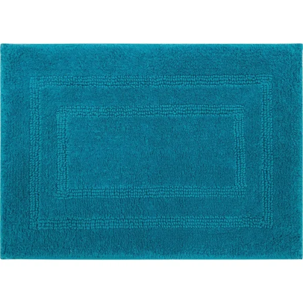 Mohawk Home Boardwalk Bath Cotton Reversible Fiesta Teal 1' 5" x 2'