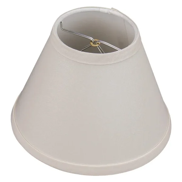 FenchelShades.com Lampshade 4" Top Diameter x 8" Bottom Diameter x 6" Slant Height with Clip-On Attachment for Standard Edison-Style Lightbulb