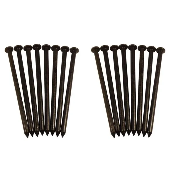 Expert Edge 16-Pack 8.5-in Black Plastic Paver Spike | 1988-16LW-18