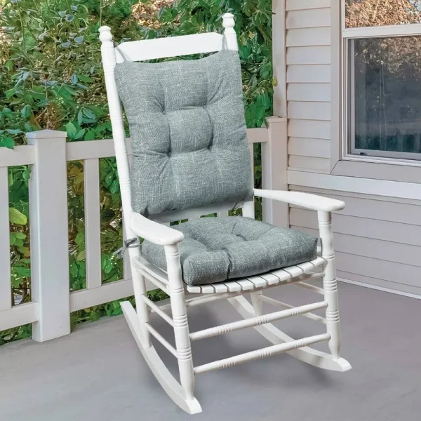 Indoor & Outdoor Seat/Black Cushion Color: Gray