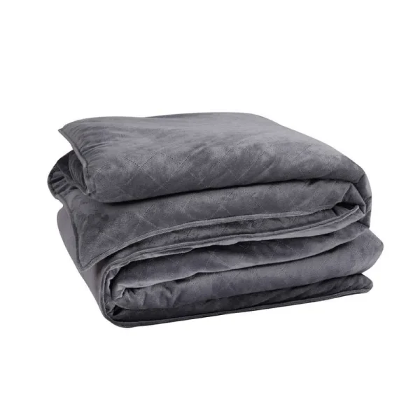 Swift Home Weighted Blanket with Removable Cover -20 lbs Grey