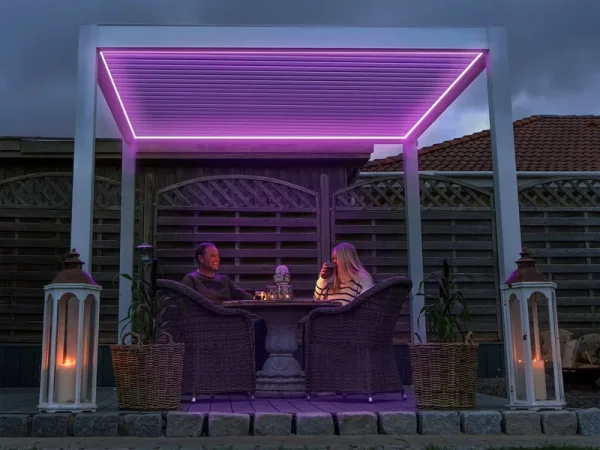 PERGOLUX Outdoor Pergola LED Lights RGB / 10' x 13'