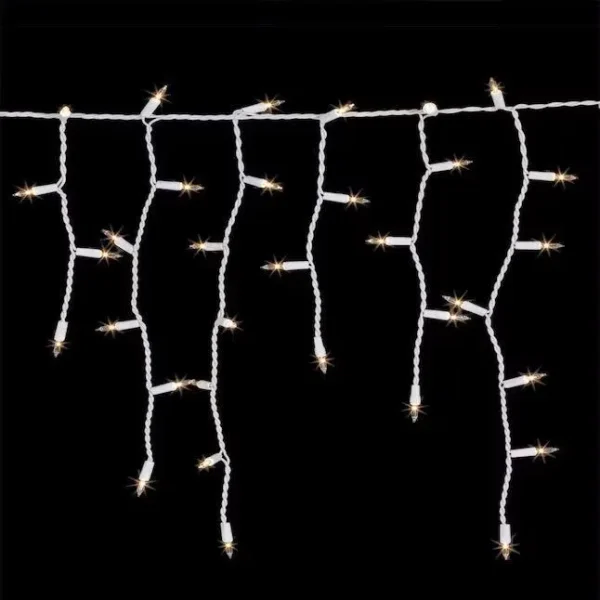 Holiday Living 300-Count Constant White Mini Incandescent Plug-In Christmas Icicle Lights