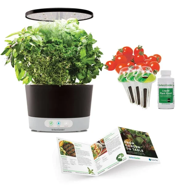 AeroGarden Harvest 360 Hydroponic Garden Bundle w/ Extra Seed Pod & Recipe Book