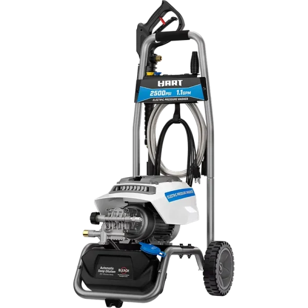 HART 2500 PSI at 1.1 GPM 120V Electric Brushless Cold Water Pressure Washer