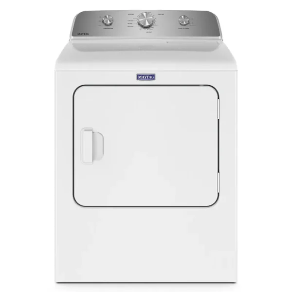 Maytag - 7.0 Cu. ft. Electric Dryer with Wrinkle Prevent - White