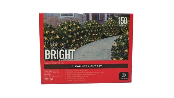 Festive Voice Indoor & Outdoor Net Light Set | Walgreens