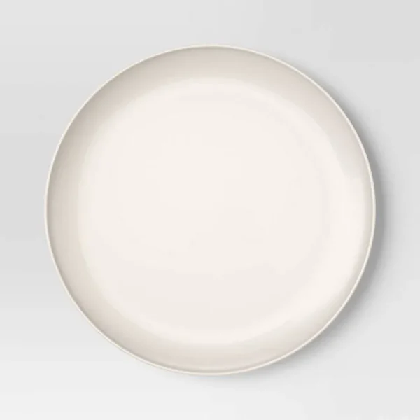 10.5" Dinner Plate Ivory - Room Essentials