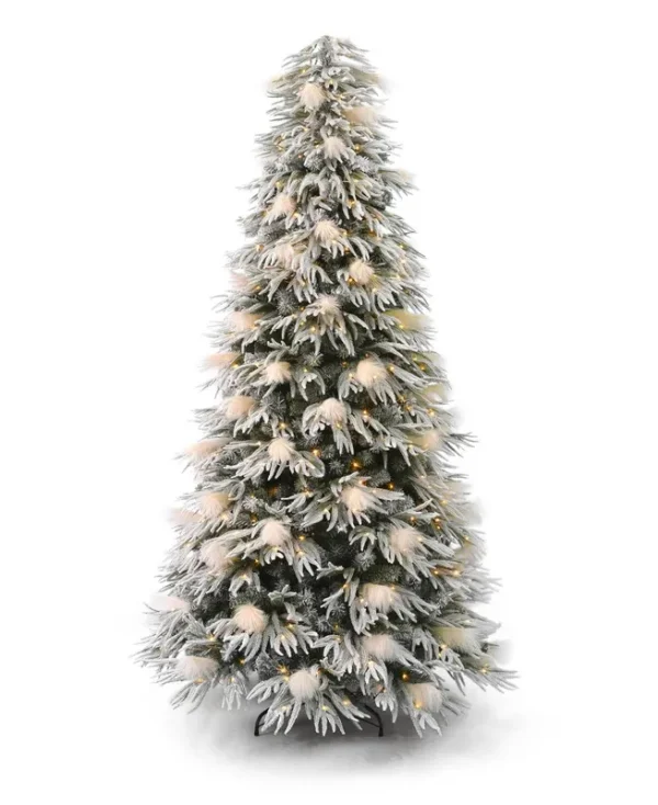 Pine and Pampas Tree with Warm White LED Lights 7.5 ft by Seasonal