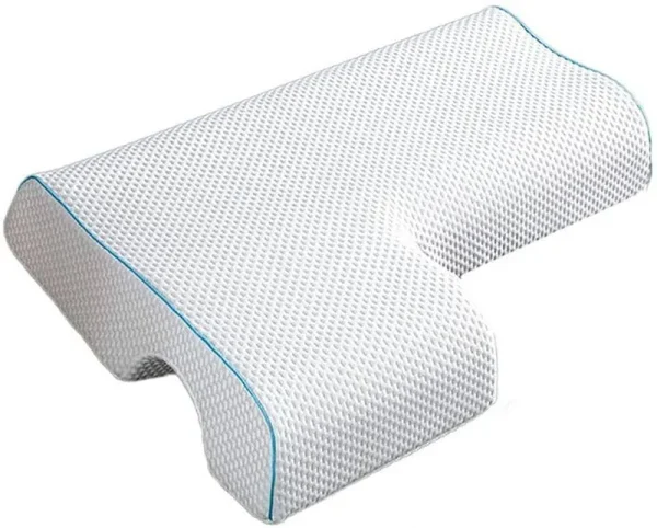Arched Cuddle ,Couples Pillow with Slow Rebound and Breathable Memory Foam,Couple Cuddle Sleep Pillow for Anti Pressure Hand (Right)
