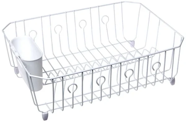 Rubbermaid Large Dish Drainer, White