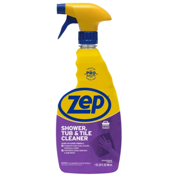 Zep Cleaner, Shower, Tub & Tile - 1 qt