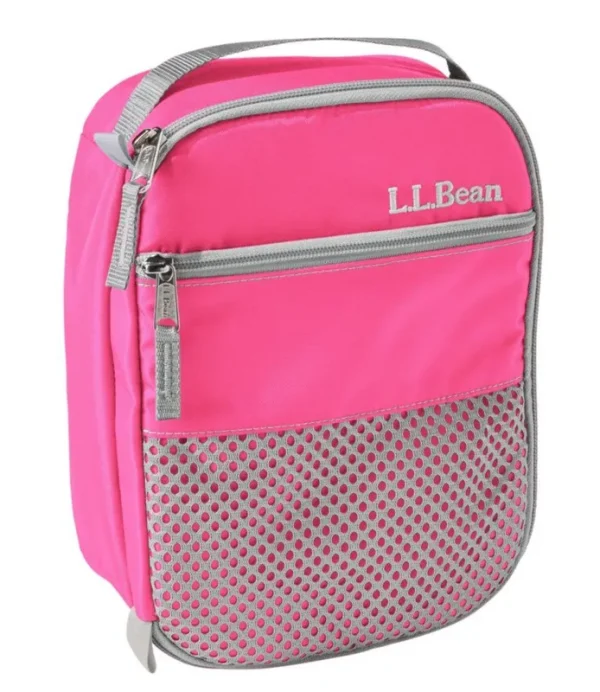 L.L.Bean Lunch Box Handbags Bright Neon Pink : One Size