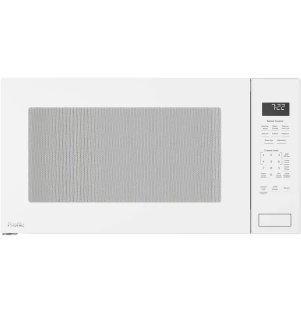 GE Profile 2.2 Cu. ft. Built-In Sensor Microwave Oven White PEB7227DLWW
