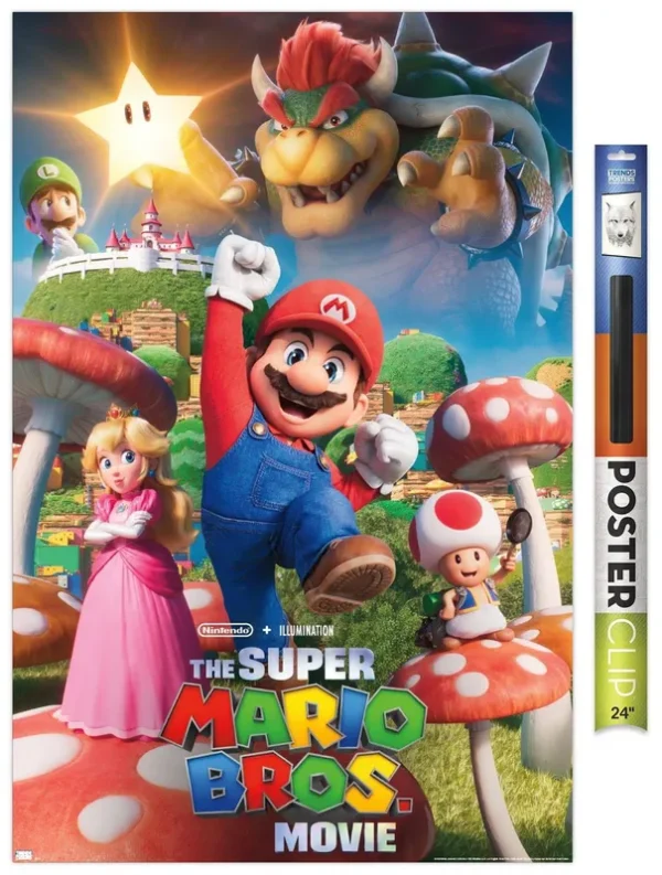 The Super Mario Bros. Movie - Mushroom Kingdom Key Art Poster