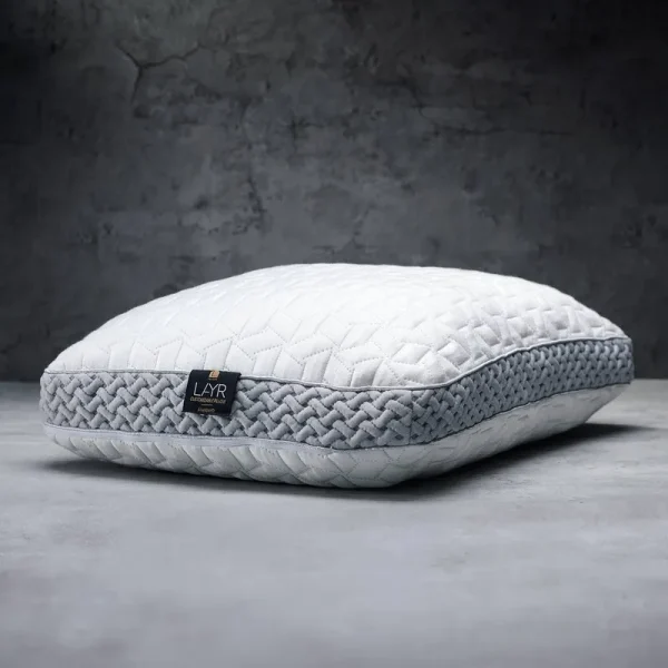 LUXOME Layr Adjustable Firmness & Loft Pillow - Completely Customizable - Memory Foam - Cooling Cover - King