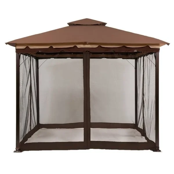 Sunjoy S-GZ001-E-MN 10' x 10' Mosquito Netting Panels for Gazebo Canopy