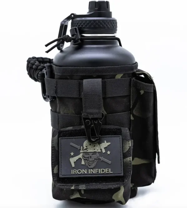 IronInfidel Battle Bottle Black Camo