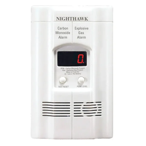 Kidde Nighthawk Plug-In Carbon Monoxide & Explosive GAS Detector Alarm