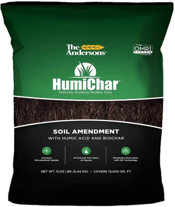 The Andersons HumiChar Organic Soil Amendment with Humic Acid and Biochar Covers 12,000 Sq ft (12 lb)